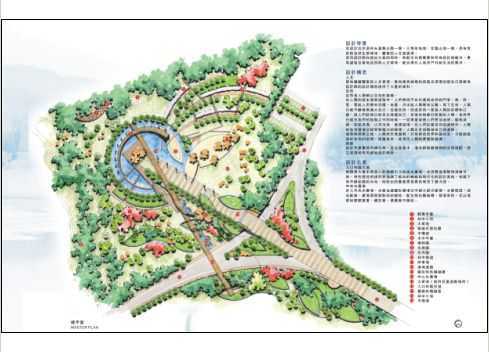 入口广场景观方案设计彩平免费下载 - 园林景观效果图 - 土木工程网